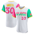 Ldoa S.Diego Padres #30 Gavin Sheets Player White City Connect Home Limited Elite Stitched Jerseys