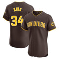 Ldoa S.Diego Padres #34 Michael King Player Brown Home Limited Elite Stitched Jerseys