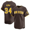 Ldoa S.Diego Padres #34 Michael King Player Brown Home Limited Stitched Jerseys