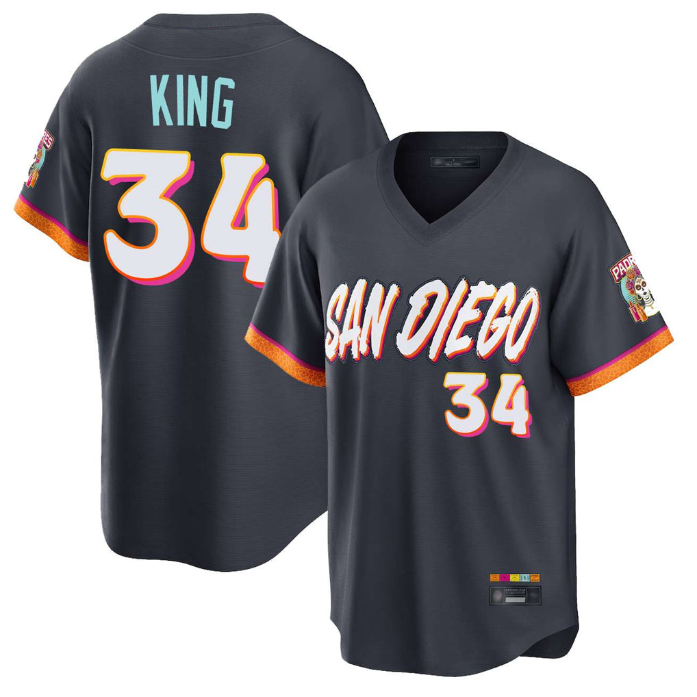 Ldoa S.Diego Padres #34 Michael King Player Obsidian 2026 City Connect Home Limited T-shirt Stitched Jerseys