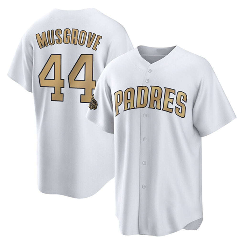 Ldoa S.Diego Padres #44 Joe Musgrove Player Gold All-Star Home Game Stitched Jerseys