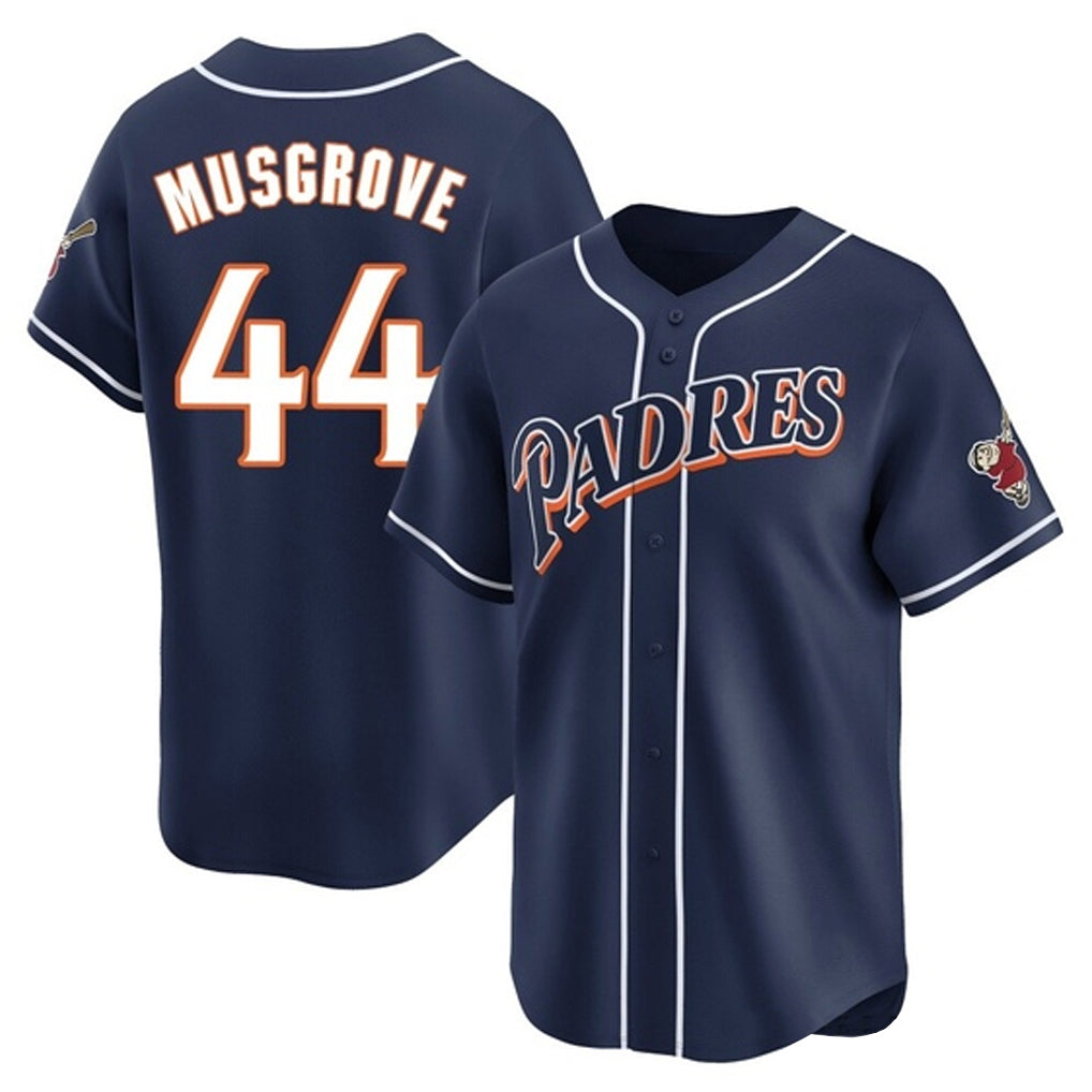 Ldoa S.Diego Padres #44 Joe Musgrove Player Navy Cooperstown Collection Limited Home Stitched Jerseys