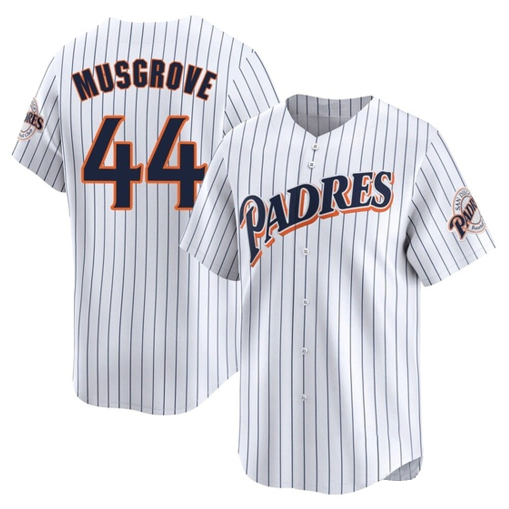 Ldoa S.Diego Padres #44 Joe Musgrove Player White Cooperstown Collection Limited Home Stitched Jerseys