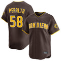 Ldoa S.Diego Padres #58 Wandy Peralta Player Brown Home Limited Stitched Jerseys