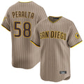 Ldoa S.Diego Padres #58 Wandy Peralta Player Khaki Home Limited Stitched Jerseys