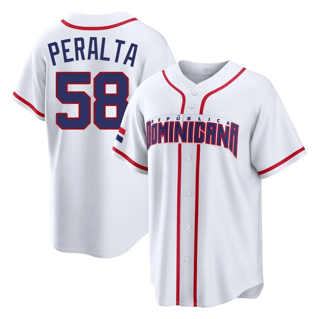 Ldoa S.Diego Padres #58 Wandy Peralta Player White 2026 World Classic Home Limited Stitched Jerseys