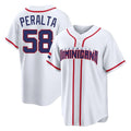 Ldoa S.Diego Padres #58 Wandy Peralta Player White 2026 World Classic Home Limited Stitched Jerseys