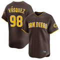 Ldoa S.Diego Padres #98 Randy Vasquez Player Brown Home Limited Stitched Jerseys