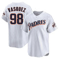 Ldoa S.Diego Padres #98 Randy Vasquez Player White Cooperstown Collection Limited Home Stitched Jerseys