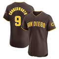 Ldoa S.Diego Padres #9 Jake Cronenworth Player Brown Home Limited Elite Stitched Jerseys