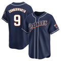 Ldoa S.Diego Padres #9 Jake Cronenworth Player Navy Cooperstown Collection Limited Home Stitched Jerseys