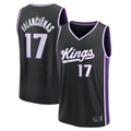 Ldoa S.Kings #17 Jonas Valan?i¨±nas Fanatics Black Fast Break Replica Jerseys - Icon Edition