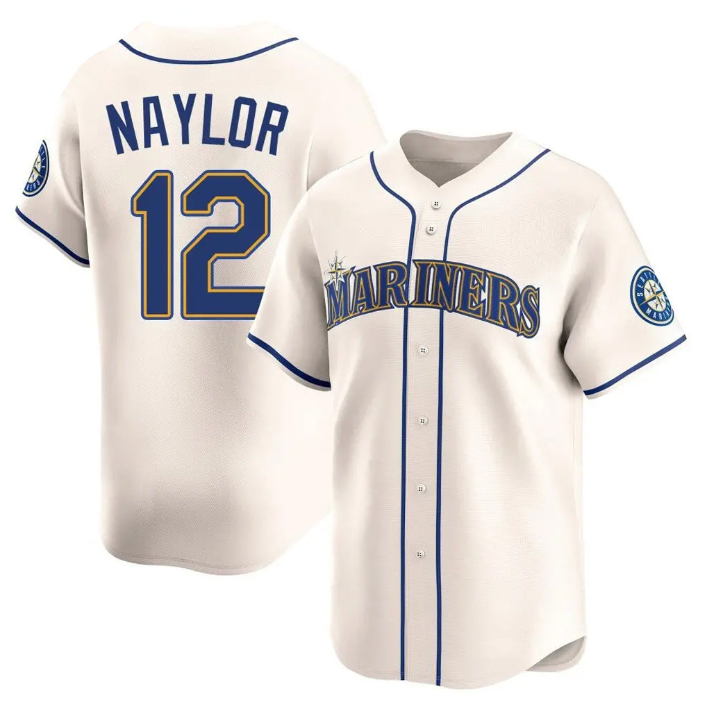 Ldoa S.Mariners #12 Josh Naylor Player Cream Home Limited Stitched Jerseys