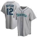 Ldoa S.Mariners #12 Josh Naylor Player Gray Home Game Stitched Jerseys