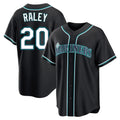 Ldoa S.Mariners #20 Luke Raley Player Black Fashion Home Limited Stitched Jerseys