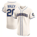 Ldoa S.Mariners #20 Luke Raley Player Cream Home Limited Elite Stitched Jerseys