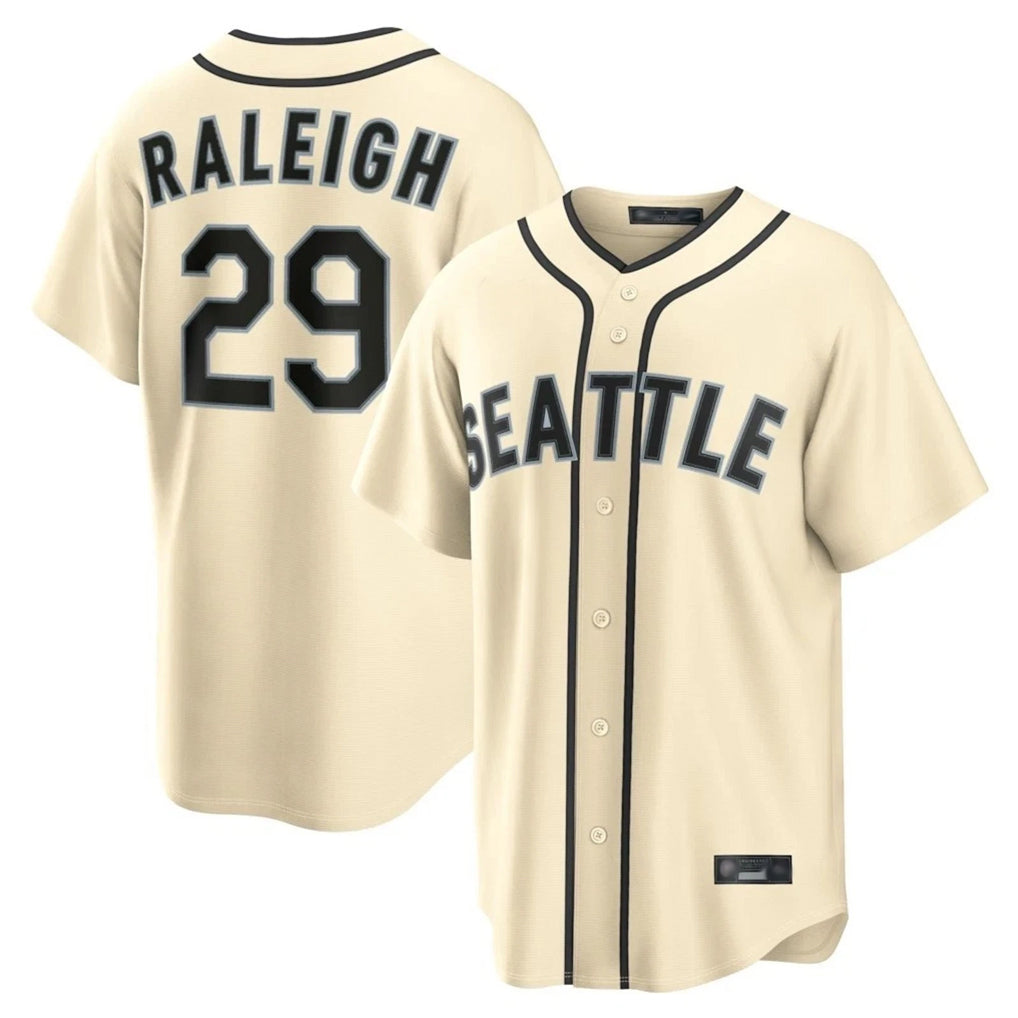 Ldoa S.Mariners #29 Cal Raleigh Player Cream 2026 Home Limited Stitched Jerseys