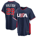 Ldoa S.Mariners #29 Cal Raleigh Player Navy USA 2026 World Classic Game Stitched Jerseys