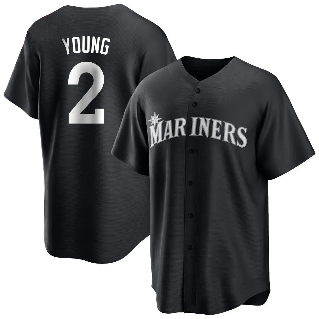 Ldoa S.Mariners #2 Cole Young Player Black Home Limited Stitched Jerseys