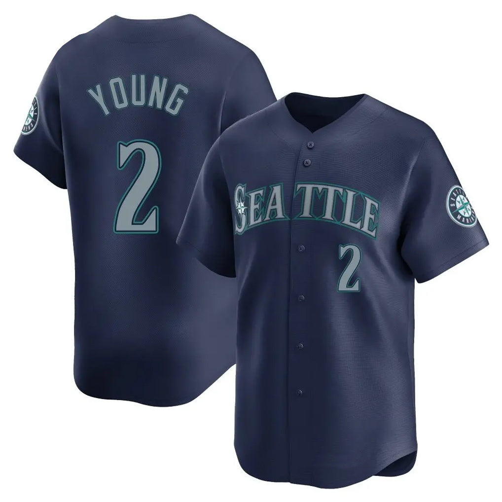 Ldoa S.Mariners #2 Cole Young Player Navy Home Limited Stitched Jerseys
