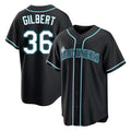 Ldoa S.Mariners #36 Logan Gilbert Player Black Fashion Home Limited Stitched Jerseys