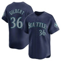 Ldoa S.Mariners #36 Logan Gilbert Player Navy Home Limited Stitched Jerseys