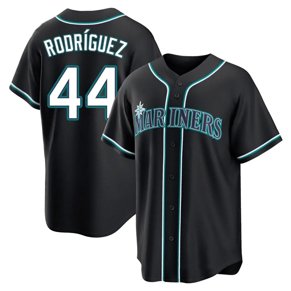 Ldoa S.Mariners #44 Julio Rodriguez Player Black Fashion Home Limited Stitched Jerseys