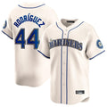 Ldoa S.Mariners #44 Julio Rodriguez Player Cream Home Limited Stitched Jerseys