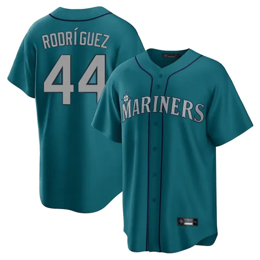 Ldoa S.Mariners #44 Julio Rodriguez Player Teal Home Game Stitched Jerseys