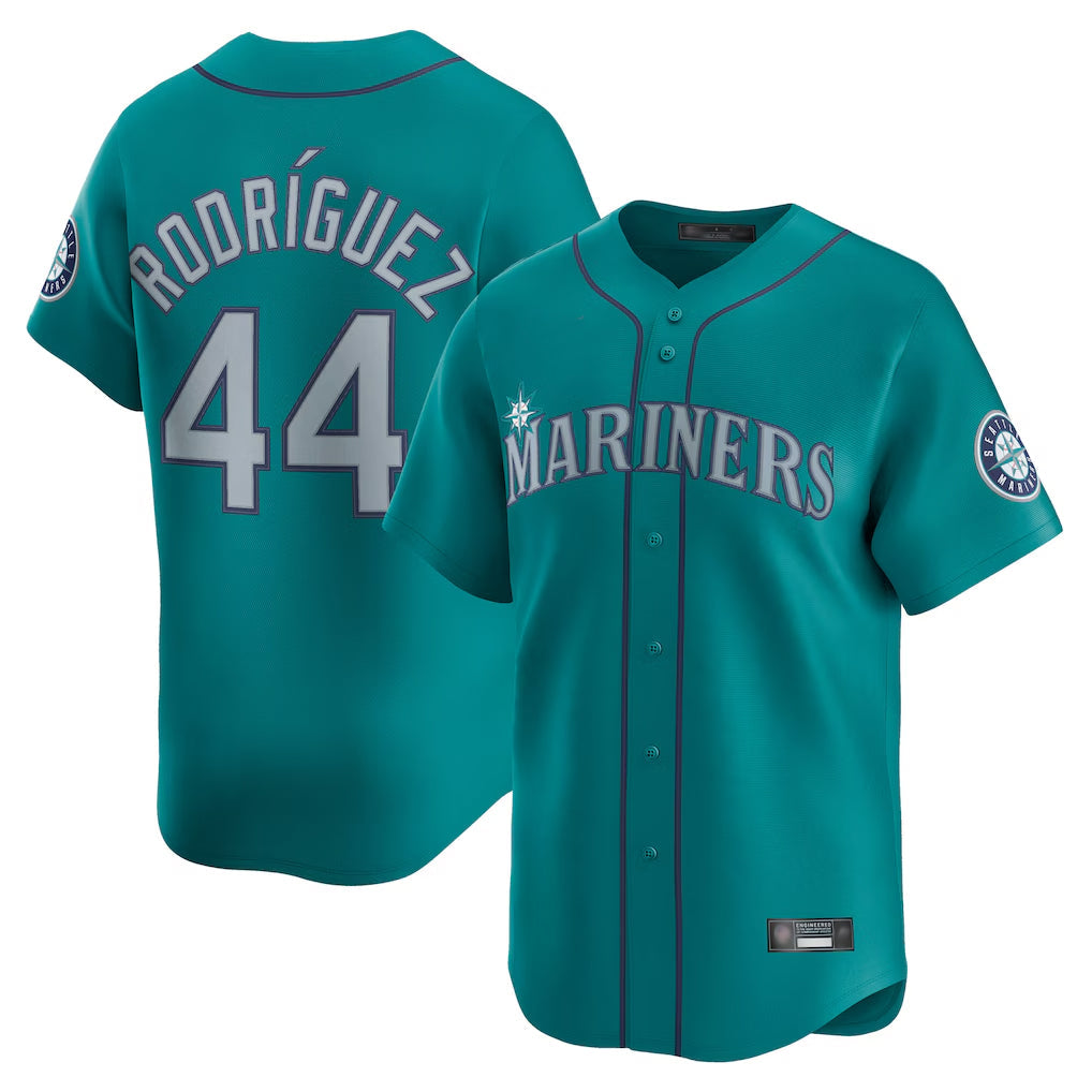 Ldoa S.Mariners #44 Julio Rodriguez Player Teal Home Limited Stitched Jerseys