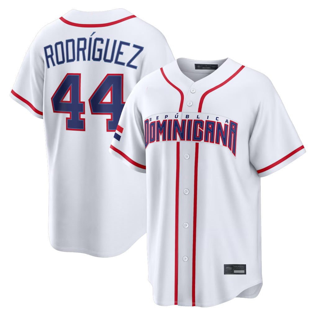 Ldoa S.Mariners #44 Julio Rodriguez Player White 2026 World Classic Home Stitched Jerseys