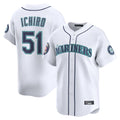 Ldoa S.Mariners #51 Ichiro Suzuki Player White 2025 National Hall of Fame Home Limited Stitched Jerseys