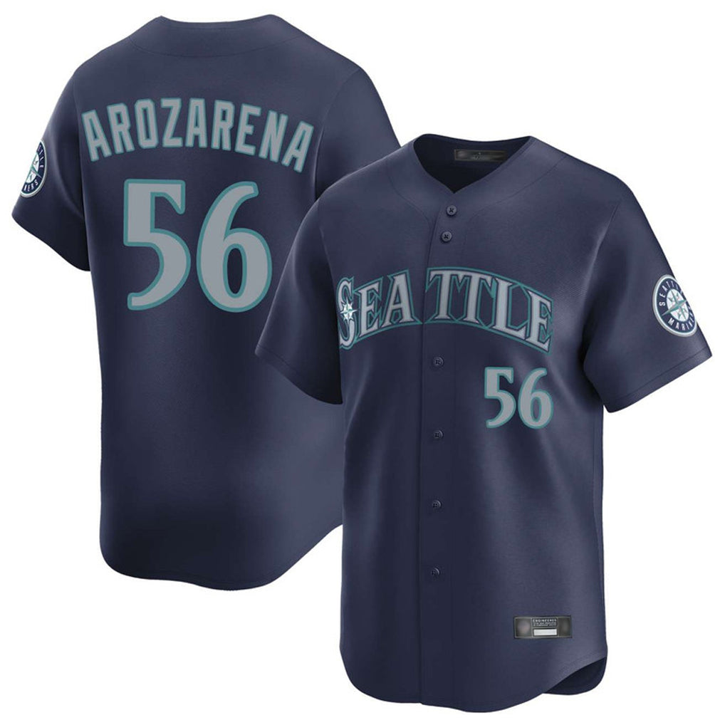 Ldoa S.Mariners #56 Randy Arozarena Player Navy Home Limited Stitched Jerseys