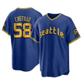 Ldoa S.Mariners #58 Luis Castillo Player Royal City Connect Home Game Stitched Jerseys
