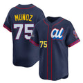 Ldoa S.Mariners #75 Andres Munoz Player Navy Limited American League All-Star Edition Stitched Jerseys