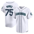 Ldoa S.Mariners #75 Andres Munoz Player White Home Limited Stitched Jerseys