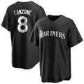 Ldoa S.Mariners #8 Dominic Canzone Player Black Home Limited Stitched Jerseys