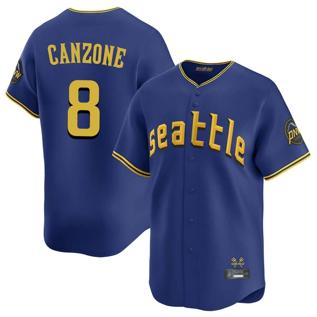 Ldoa S.Mariners #8 Dominic Canzone Player Royal City Connect Home Limited Stitched Jerseys
