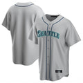 Ldoa S.Mariners Blank Player Gray Home Game Stitched Jerseys