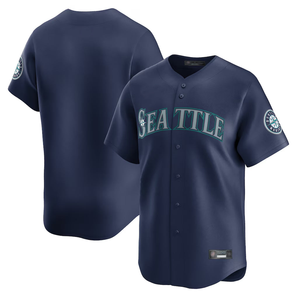 Ldoa S.Mariners Blank Player Navy Home Limited Stitched Jerseys