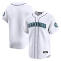 Ldoa S.Mariners Blank Player White Home Limited Stitched Jerseys