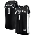 Ldoa SA.Spurs #1 Victor Wembanyama Fanatics Black Fast Break Replica Jerseys - Icon Edition