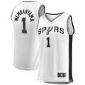 Ldoa SA.Spurs #1 Victor Wembanyama Fanatics White Fast Break Replica Player Jerseys - Association Edition