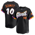 Ldoa SF.Giants #10 Casey Schmitt Player Black 2025 City Connect Home Limited Stitched Jerseys