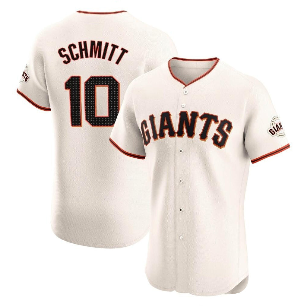 Ldoa SF.Giants #10 Casey Schmitt Player Cream Home Limited Elite Stitched Jerseys