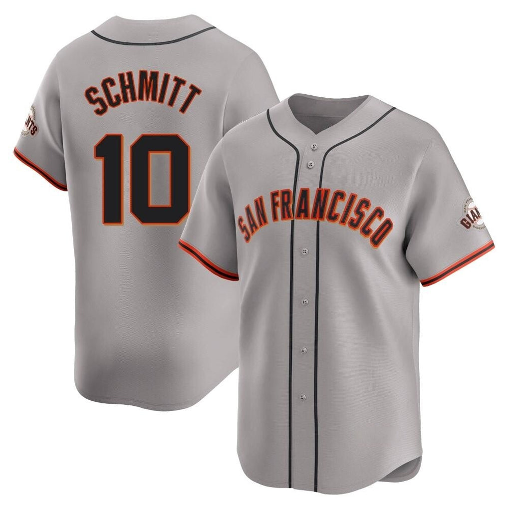 Ldoa SF.Giants #10 Casey Schmitt Player Gray Home Limited Stitched Jerseys