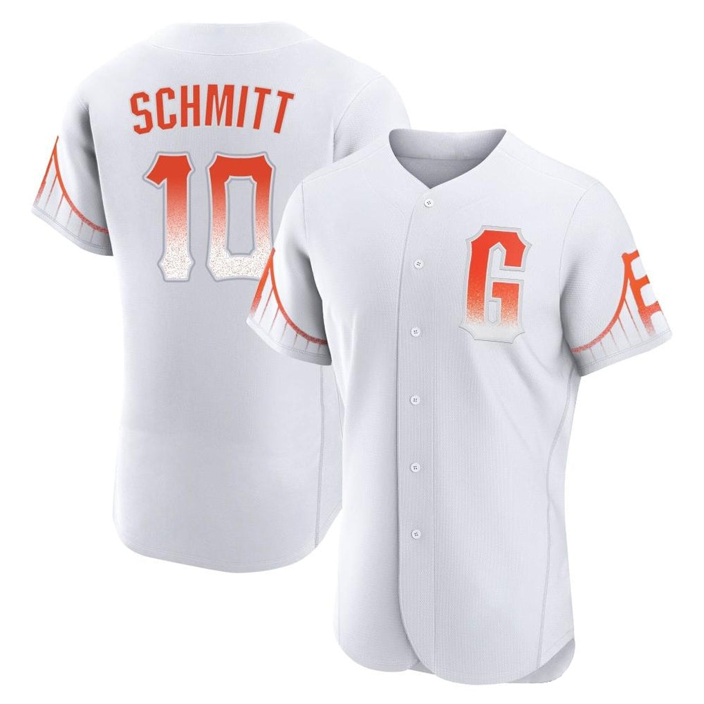 Ldoa SF.Giants #10 Casey Schmitt Player White City Connect Home Limited Elite Stitched Jerseys