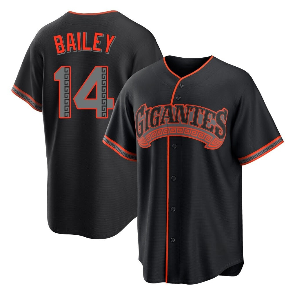 Ldoa SF.Giants #14 Patrick Bailey Player Black Alternate Limited Stitched Jerseys