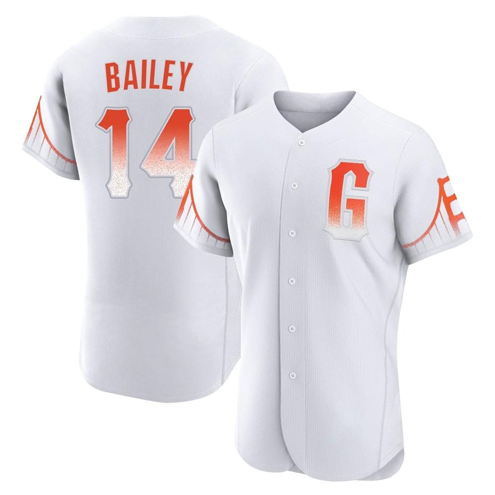 Ldoa SF.Giants #14 Patrick Bailey Player White City Connect Home Limited Elite Stitched Jerseys