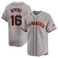 Ldoa SF.Giants #16 Rafael Devers Player Gray Home Limited Stitched Jerseys
